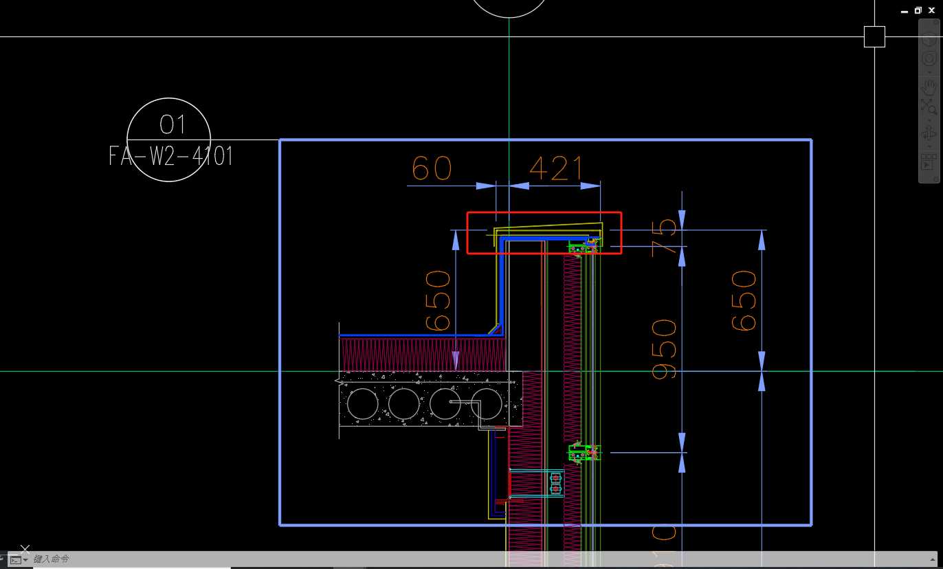 Technical scheme diagram showing dimensions and design details