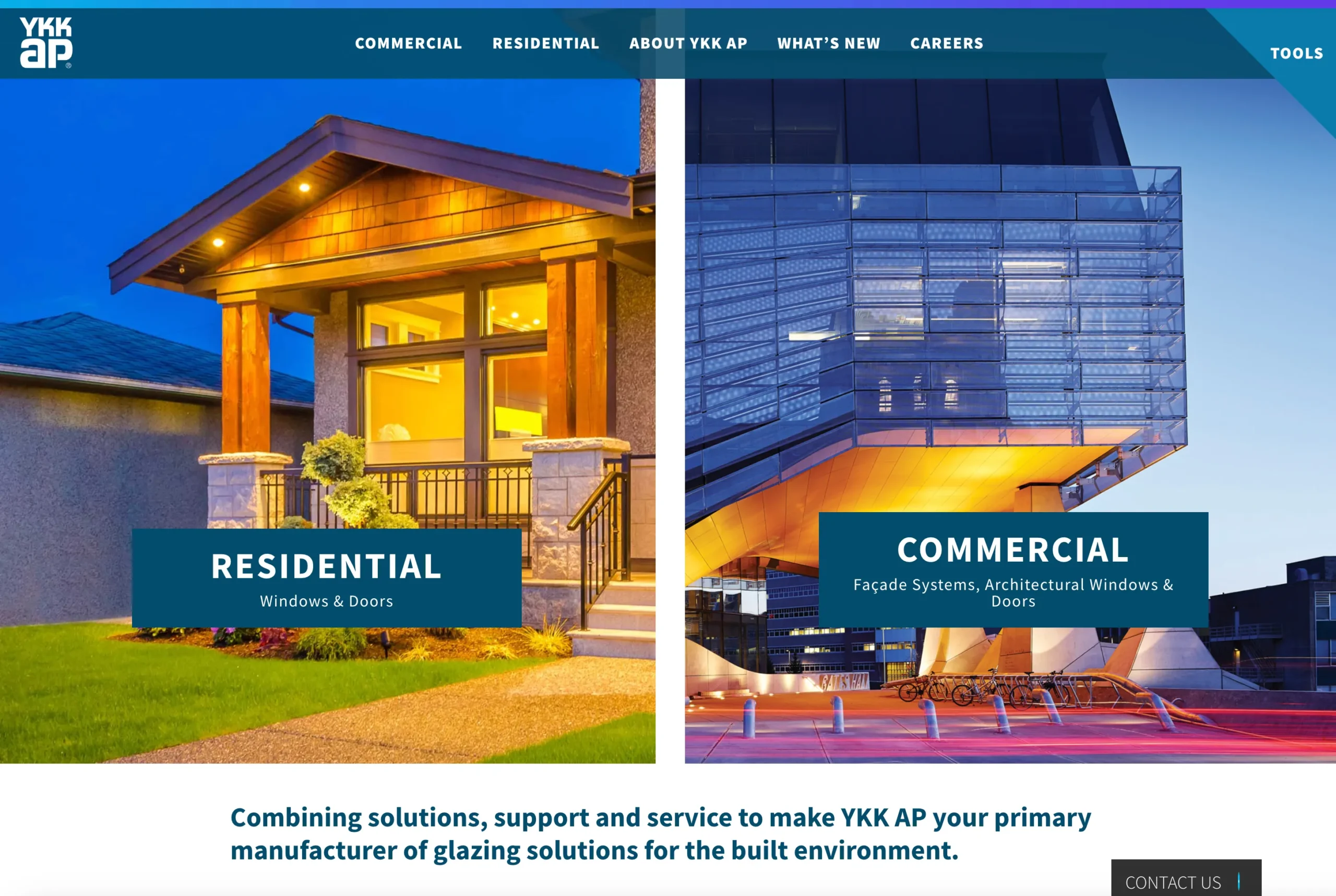 YKK AP-Website