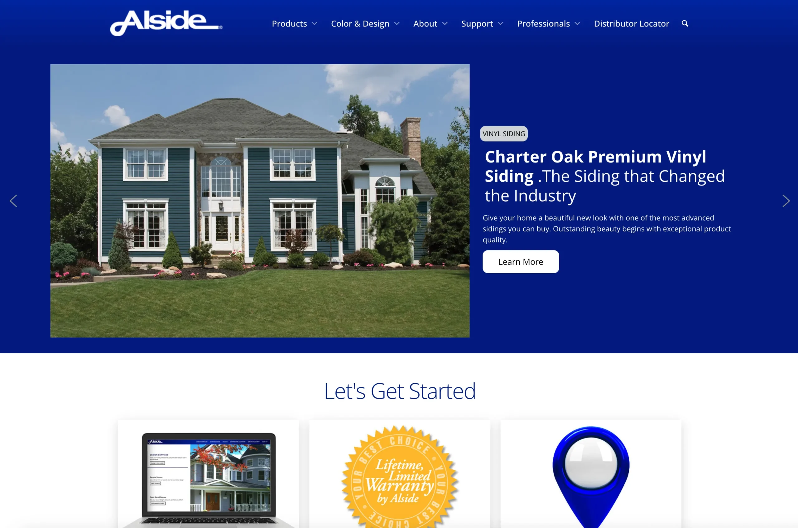 Alside website