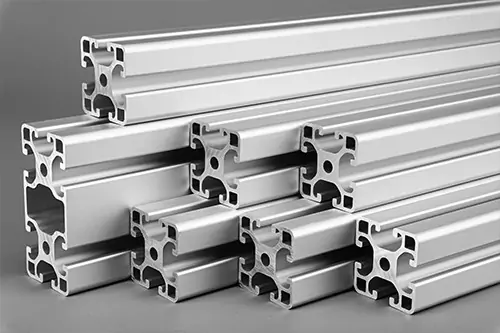 Stack of high quality aluminum alloys used for door frames