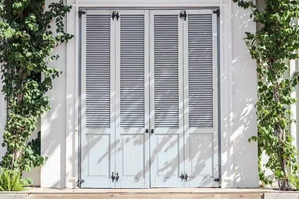 aluminum door type Louvre Doors