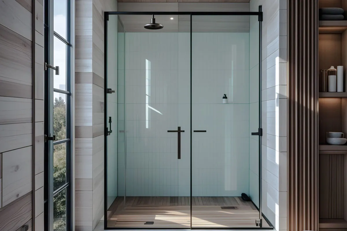 aluminum door type Shower Doors