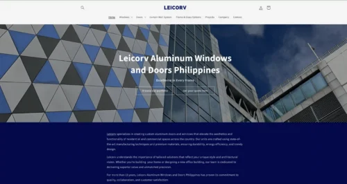 Proveedores de puertas y ventanas de aluminio en Filipinas Leicorv