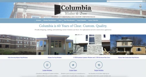 Производители алюминиевых раздвижных дверей Columbia Windows