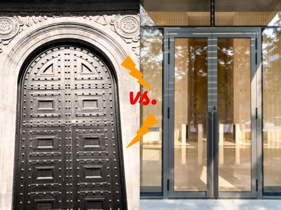 Aesthetic Appeal Steel vs Aluminum door