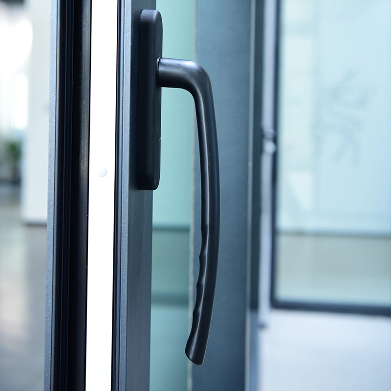 Ergonomic Curved Handle for Sliding Aluminum Door