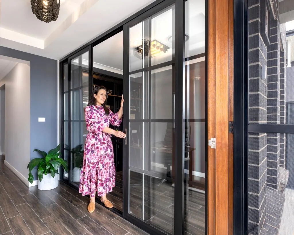 Measure for a Sliding Door Account for Track or Rail Space