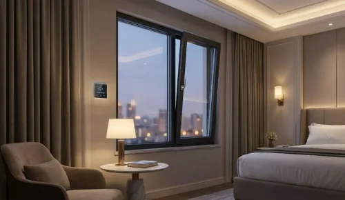 Tilt Turn Aluminum Window by Luxury Hotel Guest Rooms