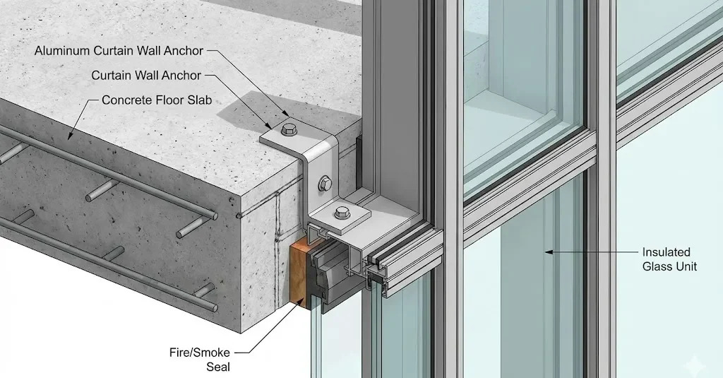 Slab Edge DetailsCurtain Wall Slab Edge DetailsCurtain Wall