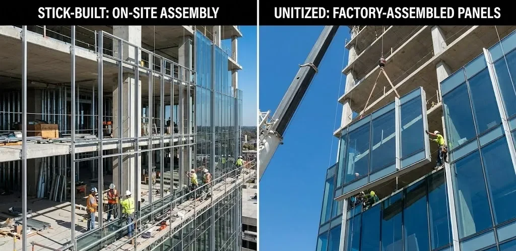 Stick vs Unitized Stick vs Unitized