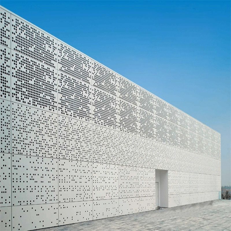 Mur-rideau en panneaux d'aluminium pour façade de bâtiment