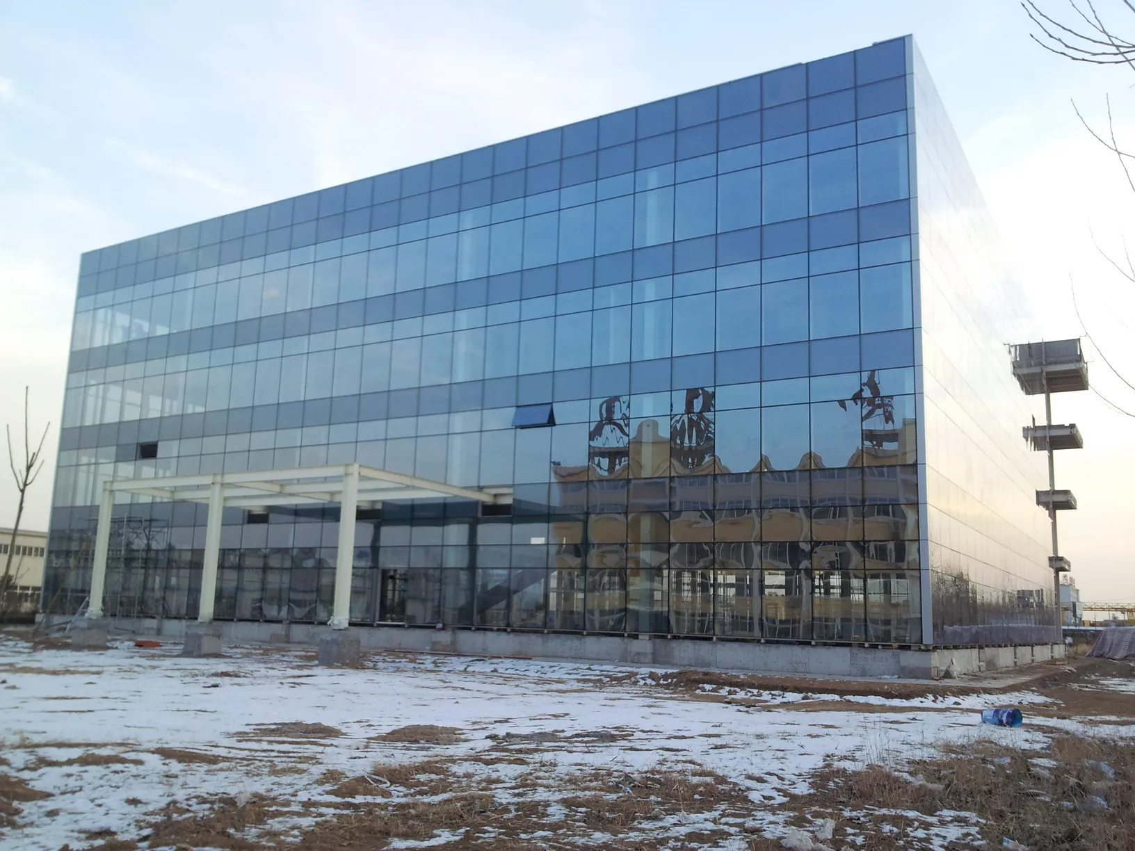 北米隠しフレームカーテンウォール