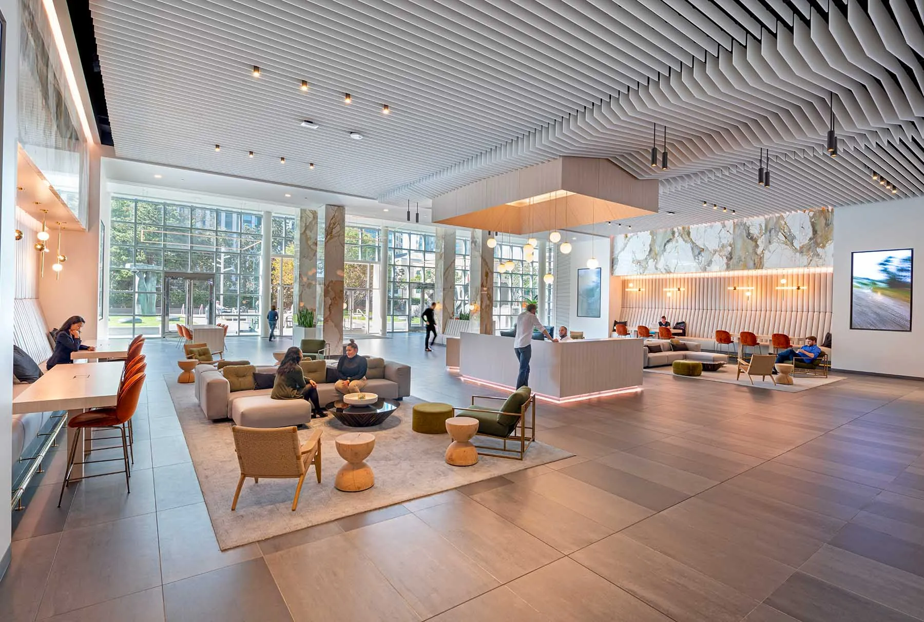 사무실 로비 매장 시스템