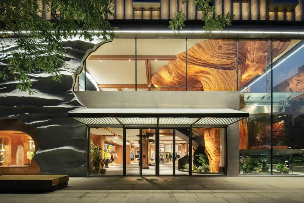 매장 입구 매장 전면 시스템