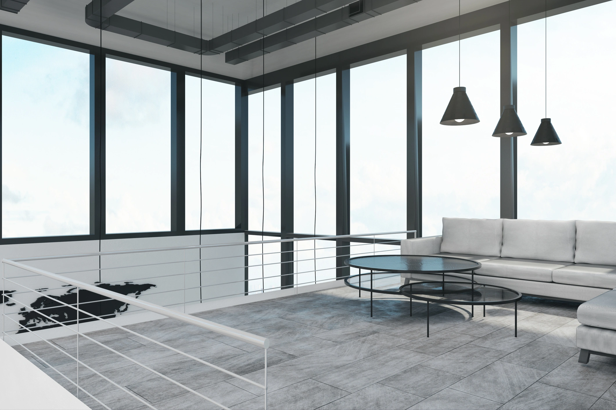 parete vetrata in alluminio