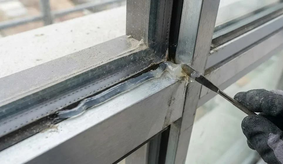 The silicone wasnt curing properly at the contact points leading to a potential adhesion failure