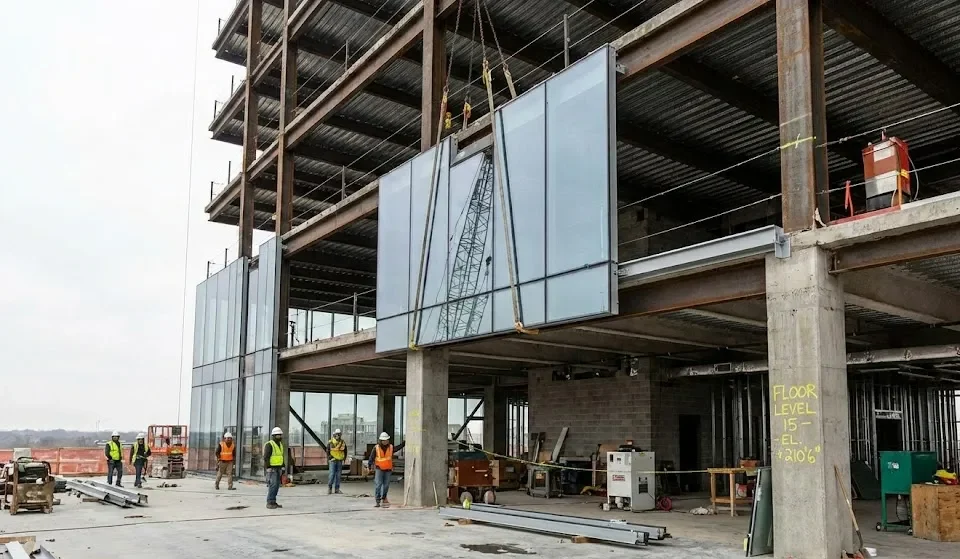 unitized curtain wall Structural Conditions and Floor Height