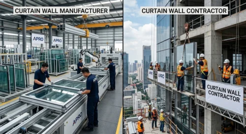 Curtain Wall Manufacturer vs Contractor